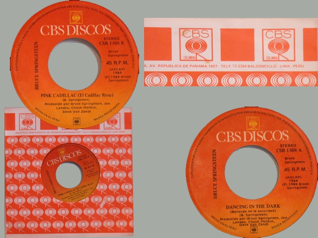 Bruce Springsteen - DANCING IN THE DARK / PINK CADILLAC